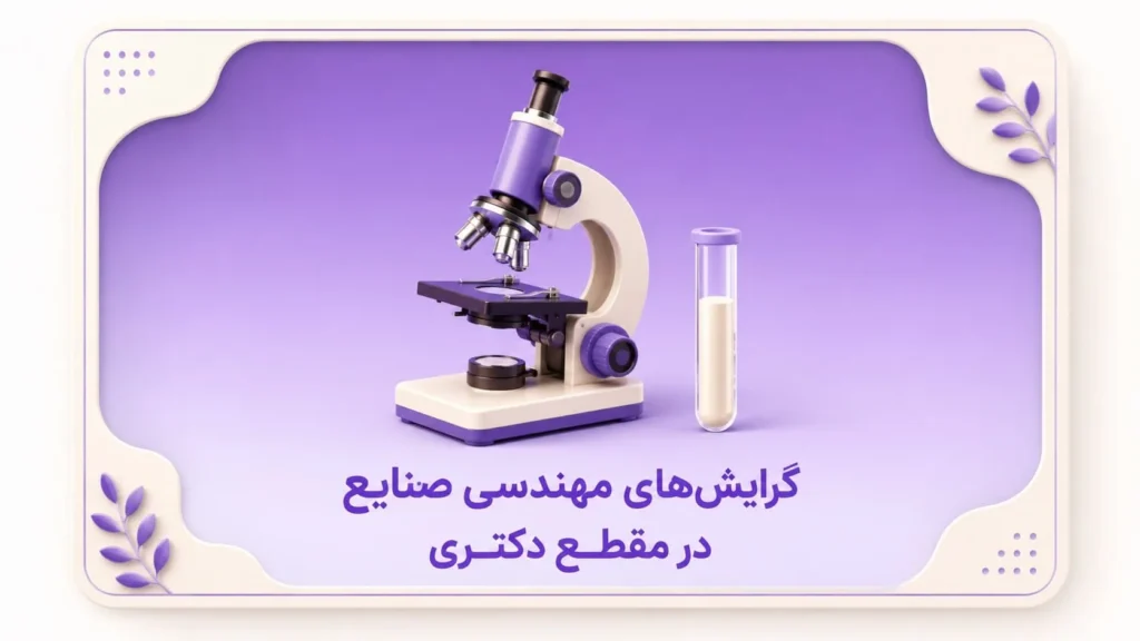 تجهیزات آزمایشگاهی و میکروسکوپ سه‌بعدی برای معرفی گرایش‌های مهندسی صنایع در مقطع دکتری