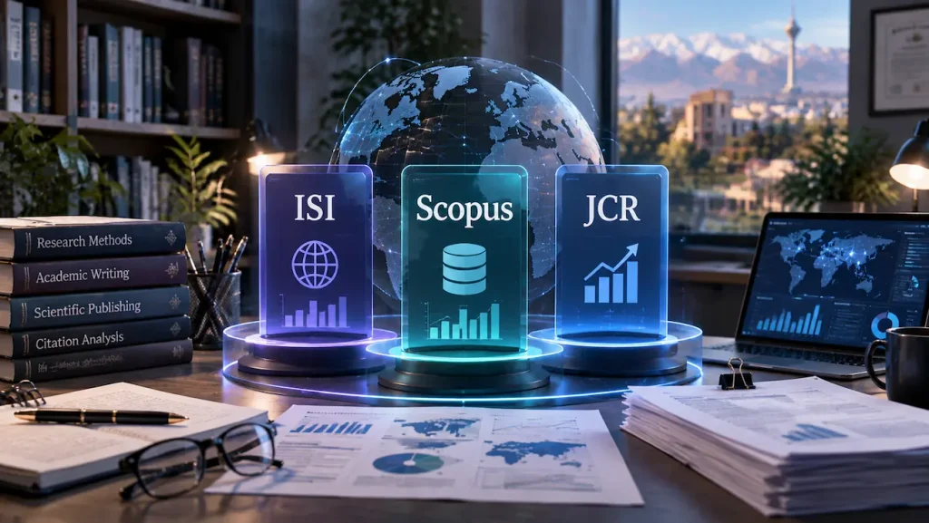 مقایسه ISI Scopus و JCR برای چاپ مقاله علمی پژوهشی