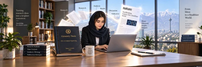 استخراج مقاله از پایان نامه ارشد و دکتری